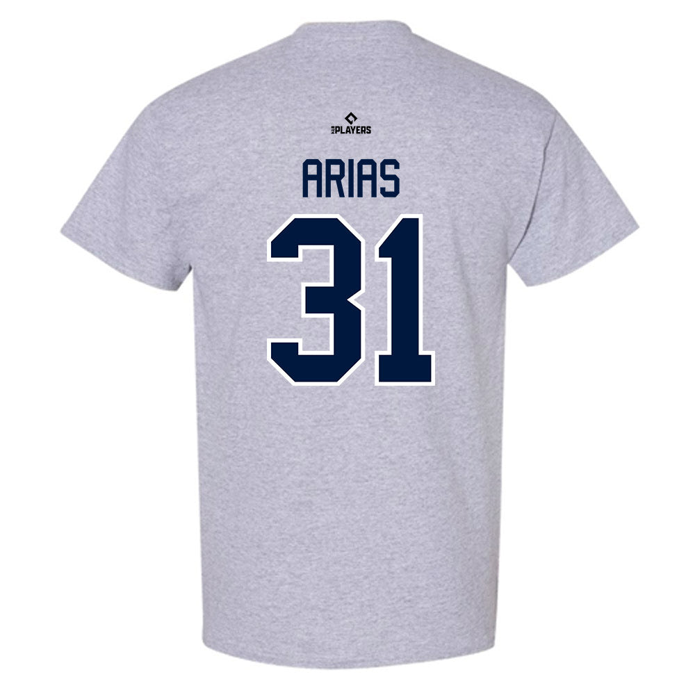 Somerset Patriots - MILB Baseball : Michael Arias - T-Shirt-1