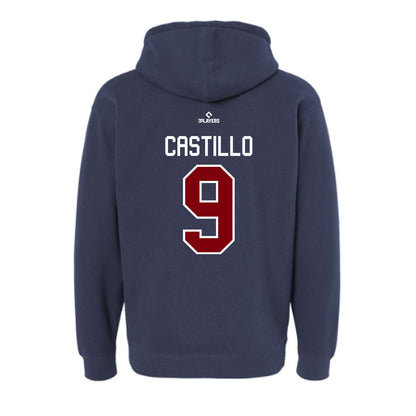 Somerset Patriots - MILB Baseball : Jackson Castillo - Hooded Pullover Sweatshirt-1