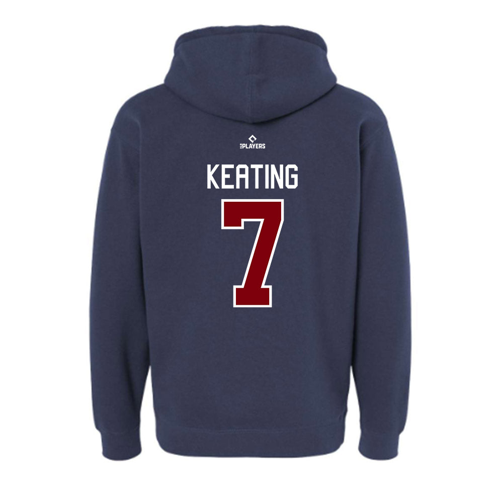 Somerset Patriots - MILB Baseball : Matt Keating - Hooded Pullover Sweatshirt-1