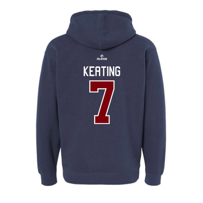 Somerset Patriots - MILB Baseball : Matt Keating - Hooded Pullover Sweatshirt-1