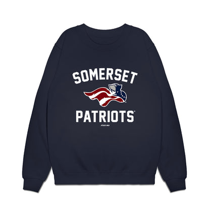 Somerset Patriots - MILB Baseball : Geoffrey Gilbert - Premium Crewneck Sweatshirt-0