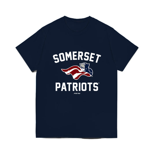 Somerset Patriots - MILB Baseball : Jackson Castillo - Comfort Colors T-Shirt-0