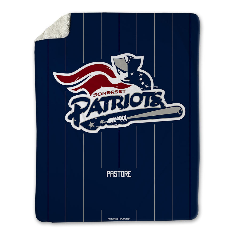 Somerset Patriots - MILB Baseball : Duncan Pastore - Blanket-0