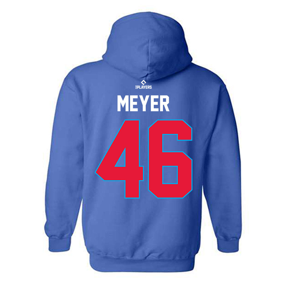 South Bend Cubs - MILB Baseball : Chase Meyer - Hooded Sweatshirt-1