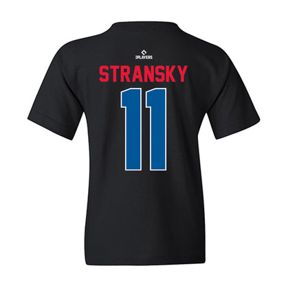South Bend Cubs - MILB Baseball : Justin Stransky - Youth T-Shirt-1