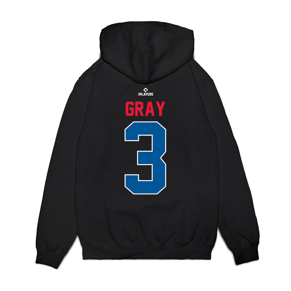 South Bend Cubs - MILB Baseball : Drew Gray - Premium Hooded Sweatshirt-1