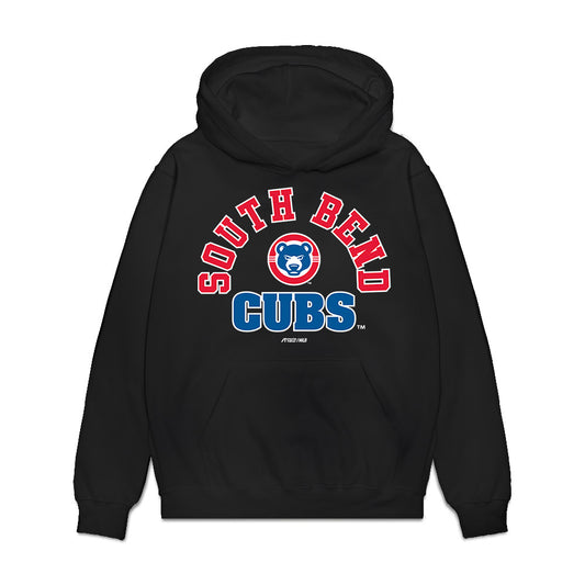 South Bend Cubs - MILB Baseball : Connor Spencer - Premium Hooded Sweatshirt-0