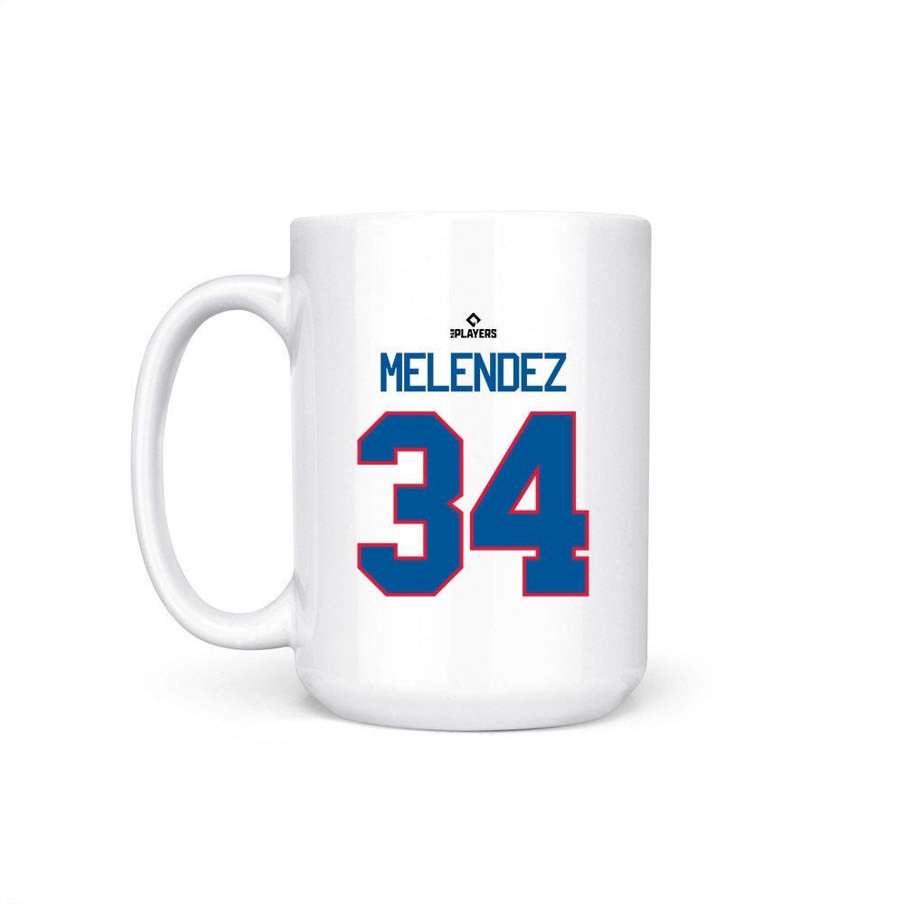 South Bend Cubs - MILB Baseball : Edwardo Melendez - Coffee Mug-1