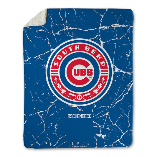 South Bend Cubs - MILB Baseball : Evan Aschenbeck - Blanket-0