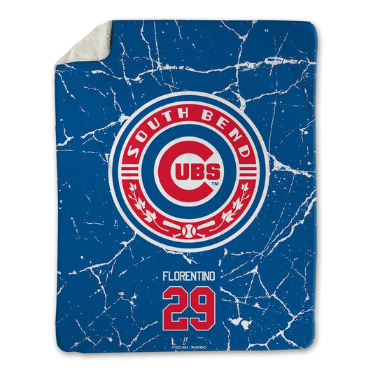 South Bend Cubs - MILB Baseball : Jostin Florentino - Blanket-0
