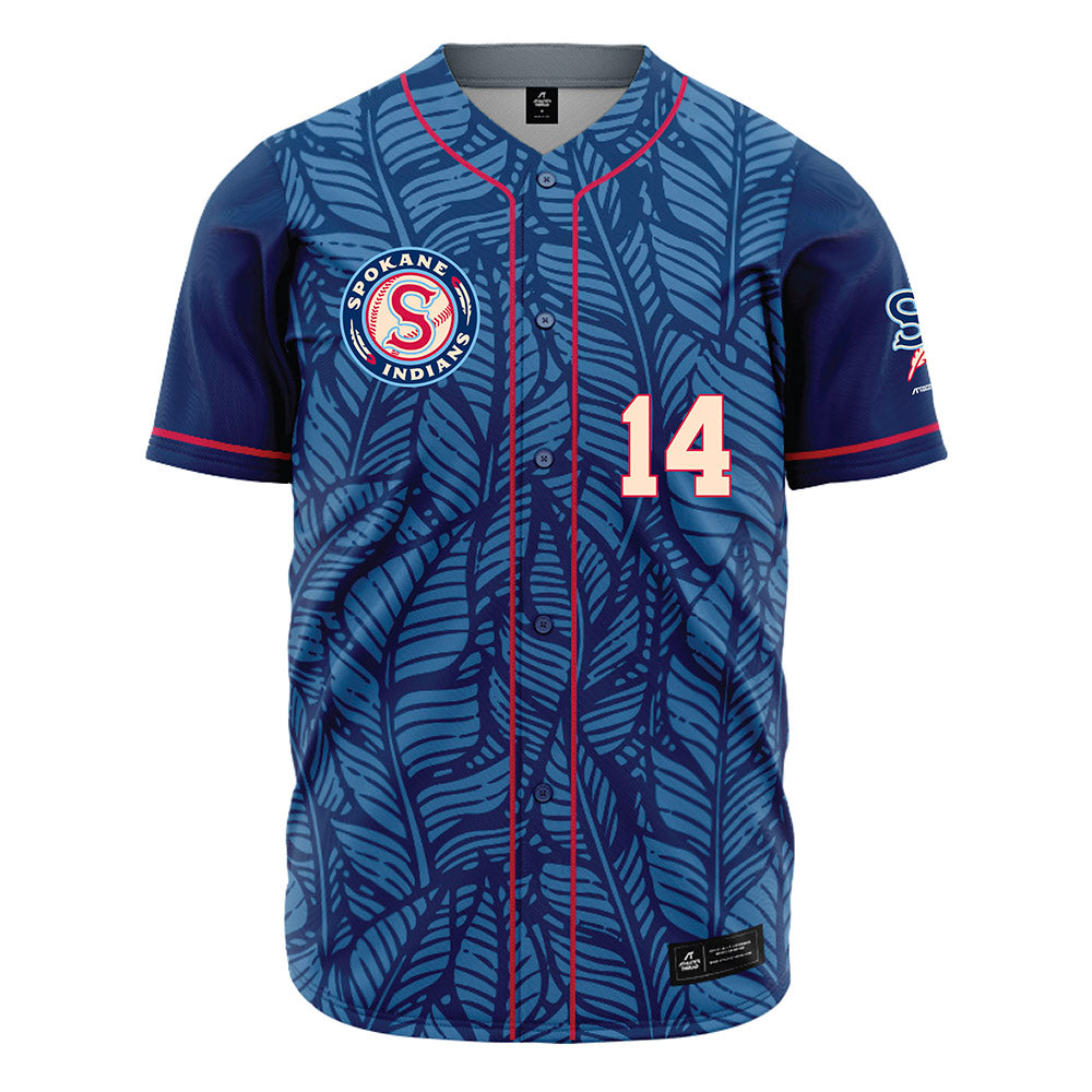 Spokane Indians - MILB Baseball : Jacob Hinderleider - Jersey-0