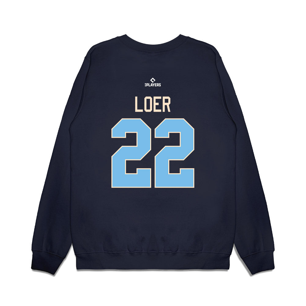 Spokane Indians - MILB Baseball : Justin Loer - Premium Crewneck Sweatshirt-1