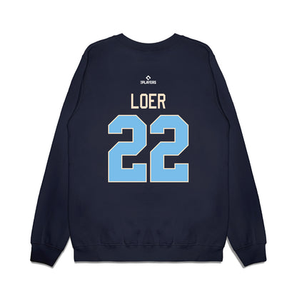 Spokane Indians - MILB Baseball : Justin Loer - Premium Crewneck Sweatshirt-1