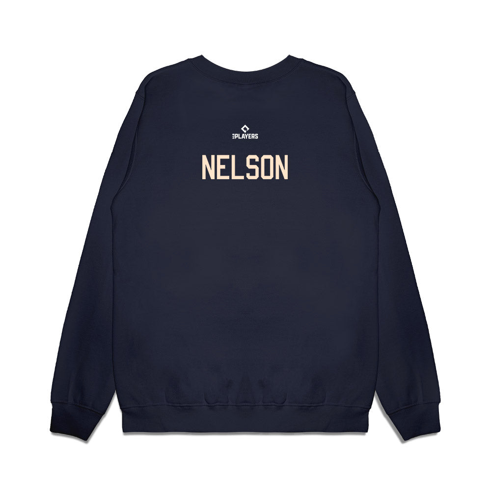 Spokane Indians - MILB Baseball : Cameron Nelson - Premium Crewneck Sweatshirt-1