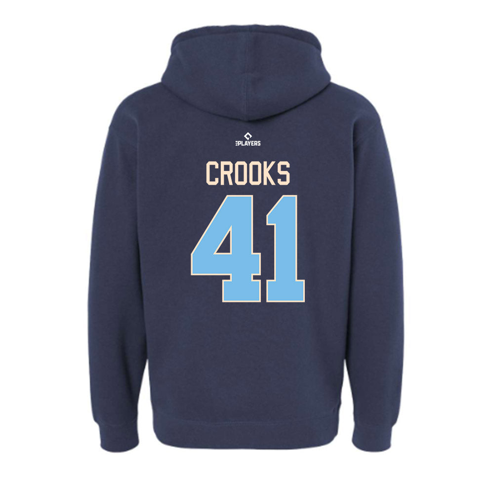 Spokane Indians - MILB Baseball : Dylan Crooks - Hooded Pullover Sweatshirt-1