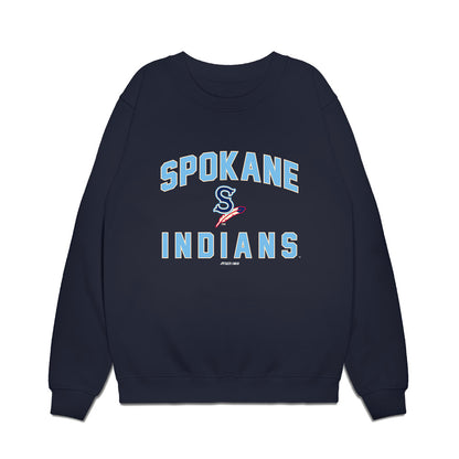Spokane Indians - MILB Baseball : Tommy Hopfe - Premium Crewneck Sweatshirt-0