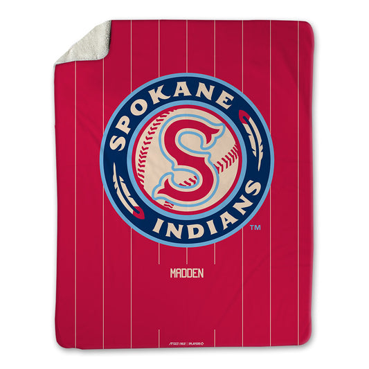 Spokane Indians - MILB Baseball : Jake Madden - Blanket-0