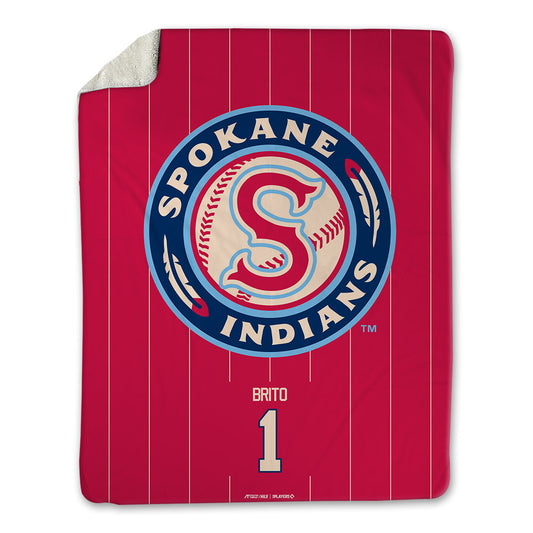 Spokane Indians - MILB Baseball : Roldy Brito - Blanket-0