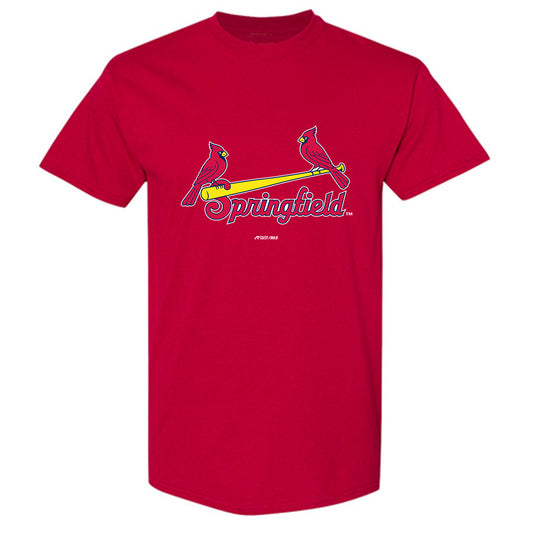 Springfield Cardinals - MILB Baseball : Tanner Franklin - T-Shirt-0