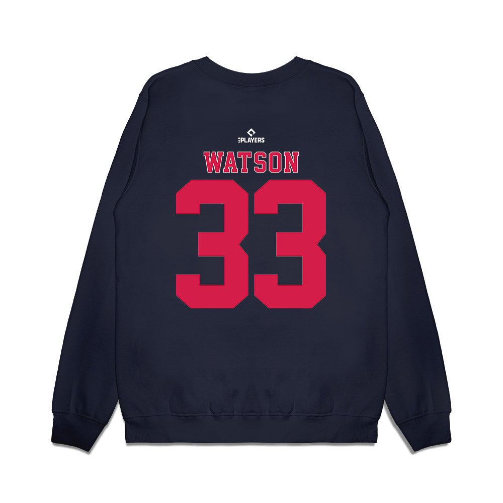 Springfield Cardinals - MILB Baseball : Michael Watson - Premium Crewneck Sweatshirt-1
