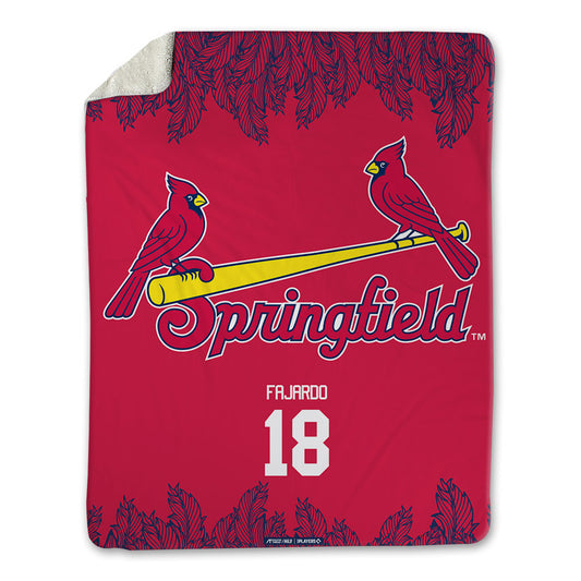 Springfield Cardinals - MILB Baseball : Yhoiker Fajardo - Blanket-0