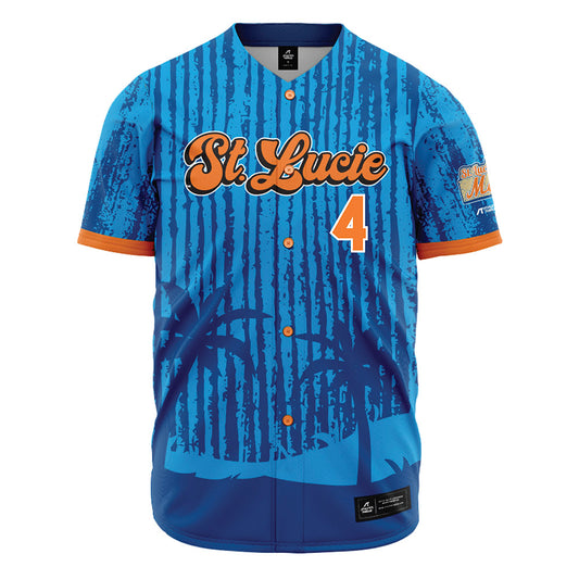 Lucie Mets - MILB Baseball : Jake Ogden - Jersey-0