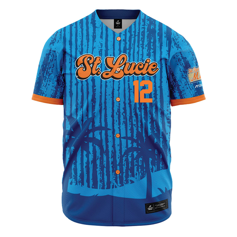Lucie Mets - MILB Baseball : Bohan Adderley - Jersey-0