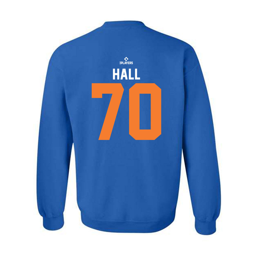 Lucie Mets - MILB Baseball : Nathan Hall - Crewneck Sweatshirt-1
