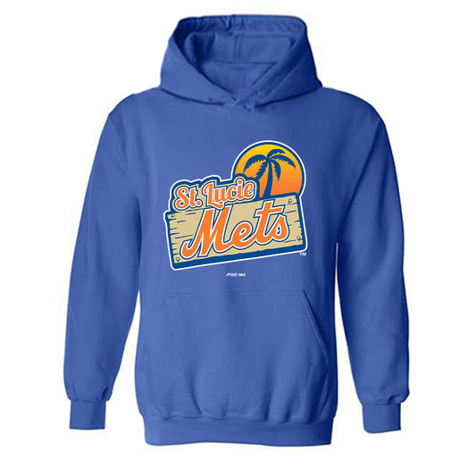 Lucie Mets - MILB Baseball : Edward Lantigua - Hooded Sweatshirt-0