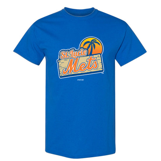 Lucie Mets - MILB Baseball : Austin Brown - T-Shirt-0