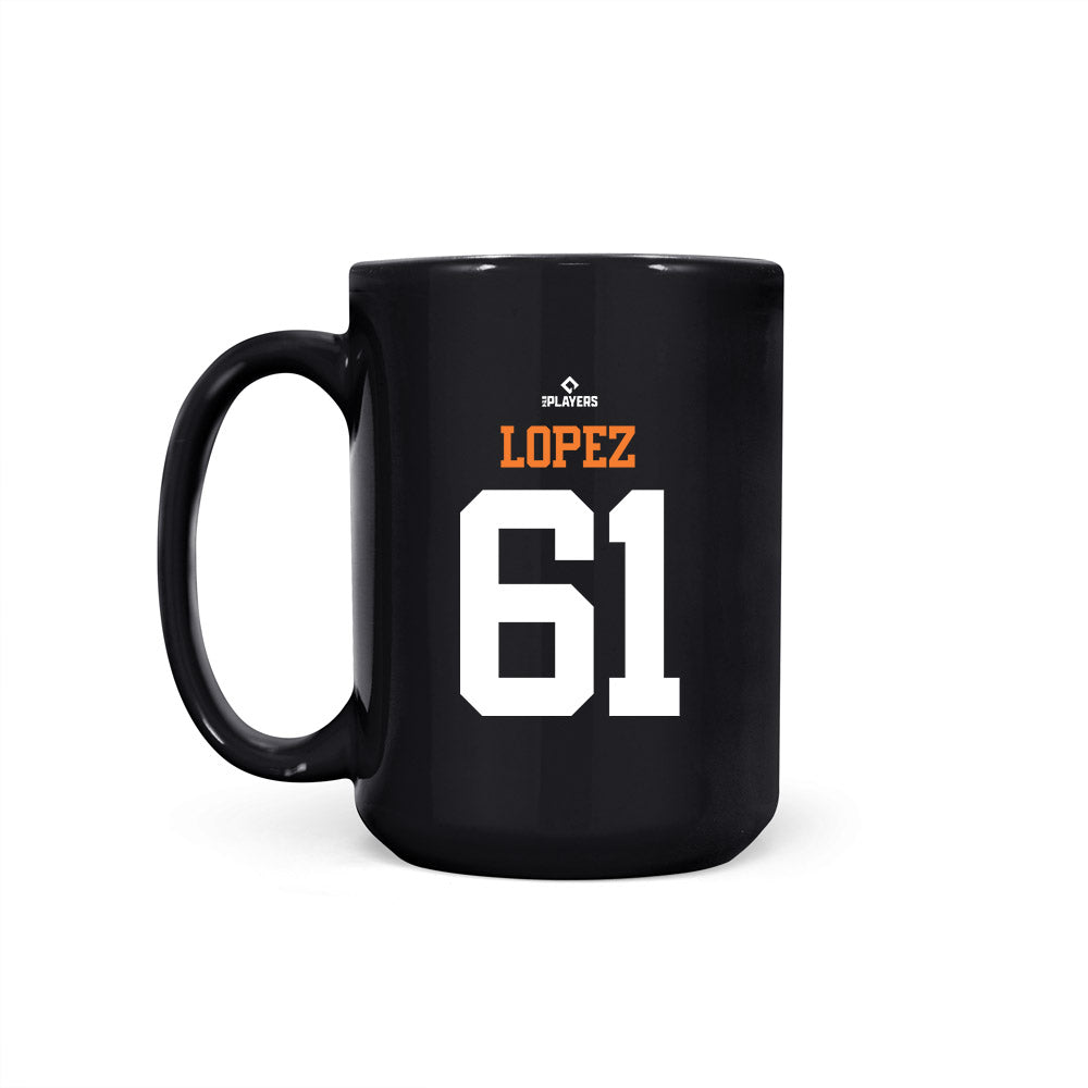 Lucie Mets - MILB Baseball : Jose Lopez - Coffee Mug-1