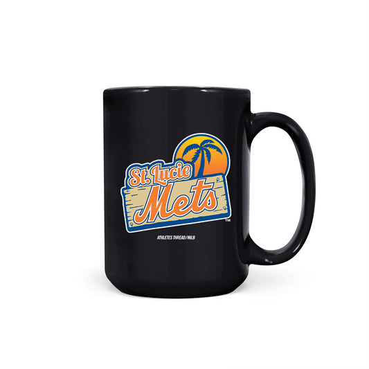 Lucie Mets - MILB Baseball : Austin Brown - Coffee Mug-0