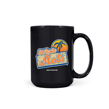 Lucie Mets - MILB Baseball : Edgar Moreta - Coffee Mug-0