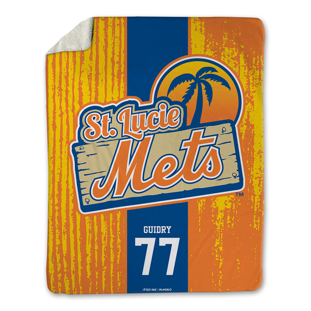 Lucie Mets - MILB Baseball : Gavin Guidry - Blanket-0