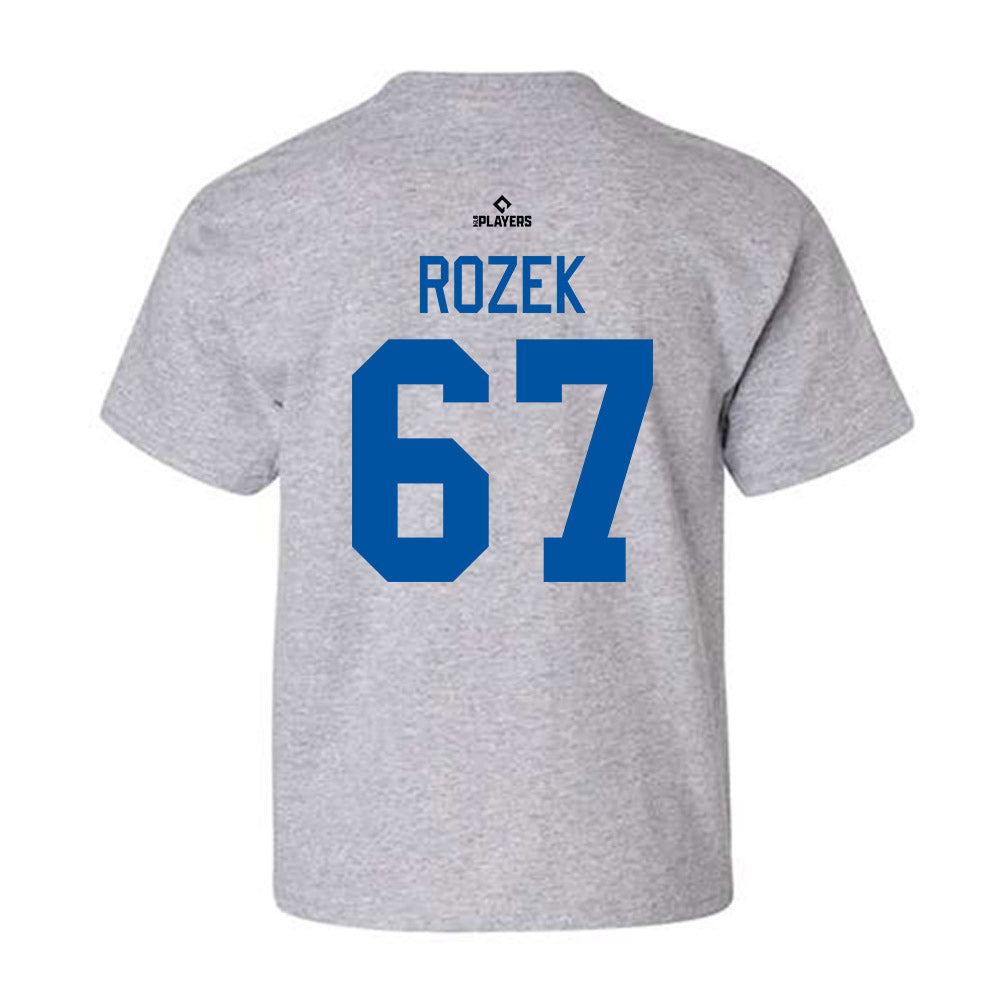 St Paul Saints - MILB Baseball : Aaron Rozek - Youth T-Shirt-1