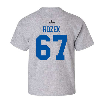 St Paul Saints - MILB Baseball : Aaron Rozek - Youth T-Shirt-1