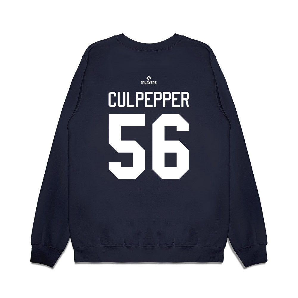 St Paul Saints - MILB Baseball : C.J. Culpepper - Premium Crewneck Sweatshirt-1