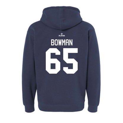 St Paul Saints - MILB Baseball : Matt Bowman - Hooded Pullover Sweatshirt-1