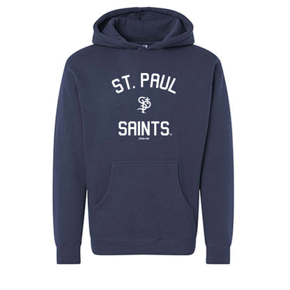 St Paul Saints - MILB Baseball : Marco Raya - Hooded Pullover Sweatshirt-0