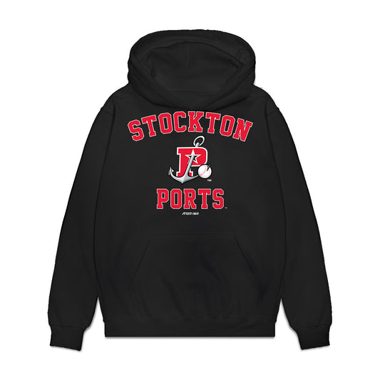 Stockton Ports - MILB Baseball : Josiah Romeo - Premium Hooded Sweatshirt-0