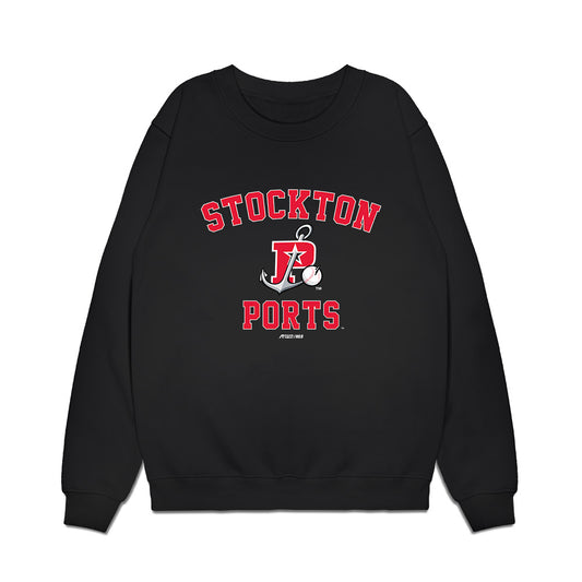 Stockton Ports - MILB Baseball : Ramon Landaeta - Premium Crewneck Sweatshirt-0