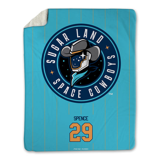 Sugar Land Cowboys - MILB Baseball : Lucas Spence - Blanket-0