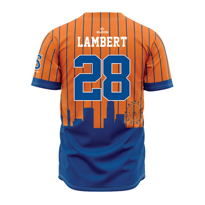 Syracuse Mets - MILB Baseball : Ryan Lambert - Jersey-1