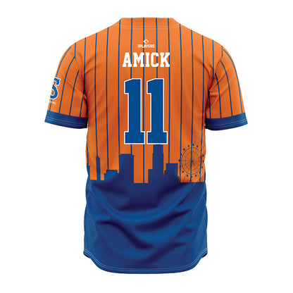 Syracuse Mets - MILB Baseball : Billy Amick - Jersey-1