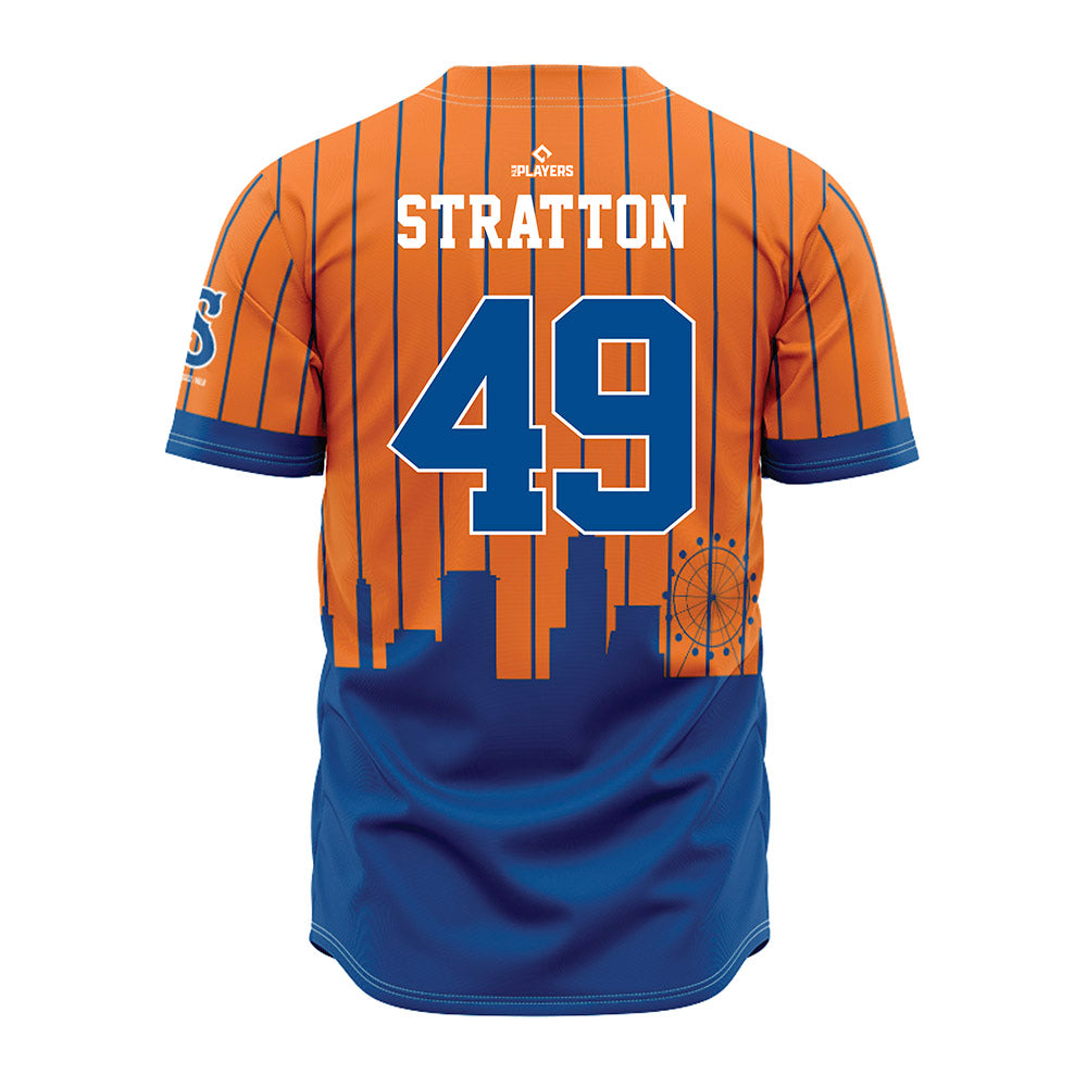 Syracuse Mets - MILB Baseball : Garrett Stratton - Jersey-1
