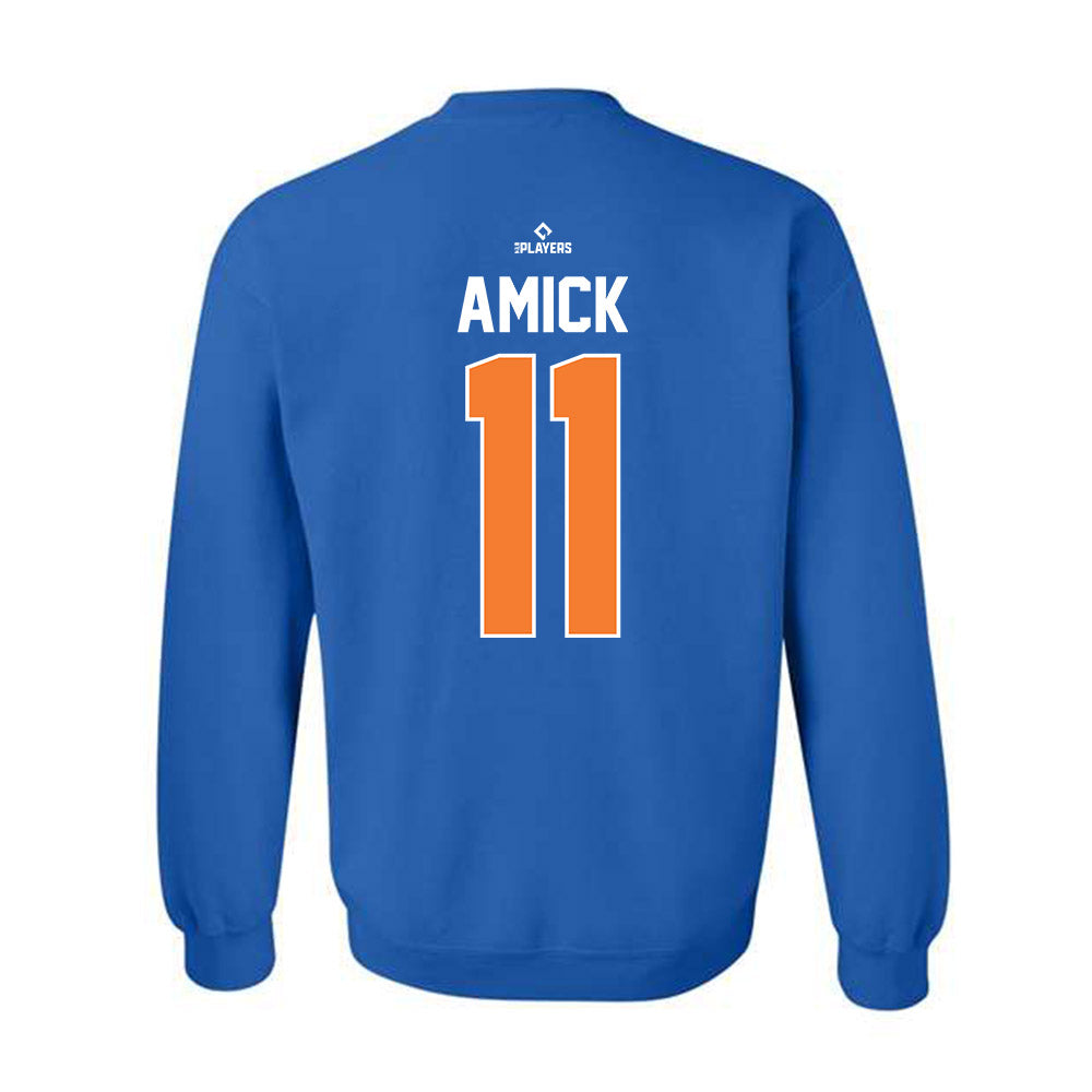 Syracuse Mets - MILB Baseball : Billy Amick - Crewneck Sweatshirt-1