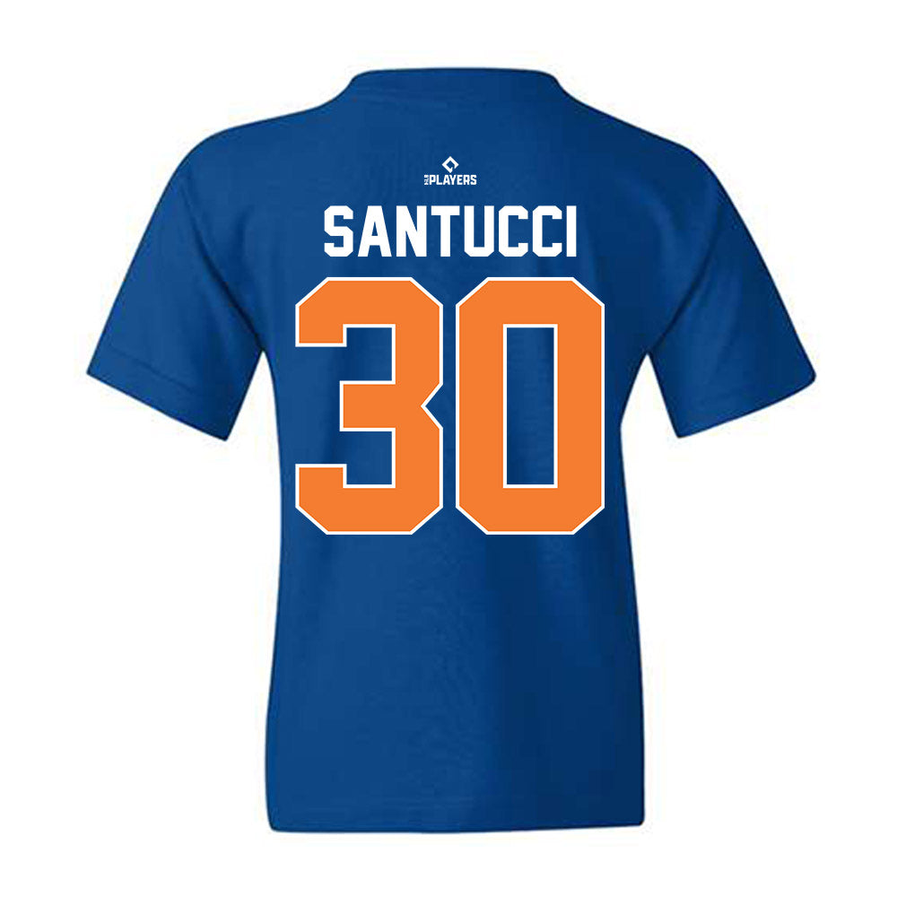 Syracuse Mets - MILB Baseball : Jonathan Santucci - Youth T-Shirt-1