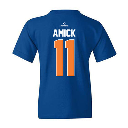 Syracuse Mets - MILB Baseball : Billy Amick - Youth T-Shirt-1