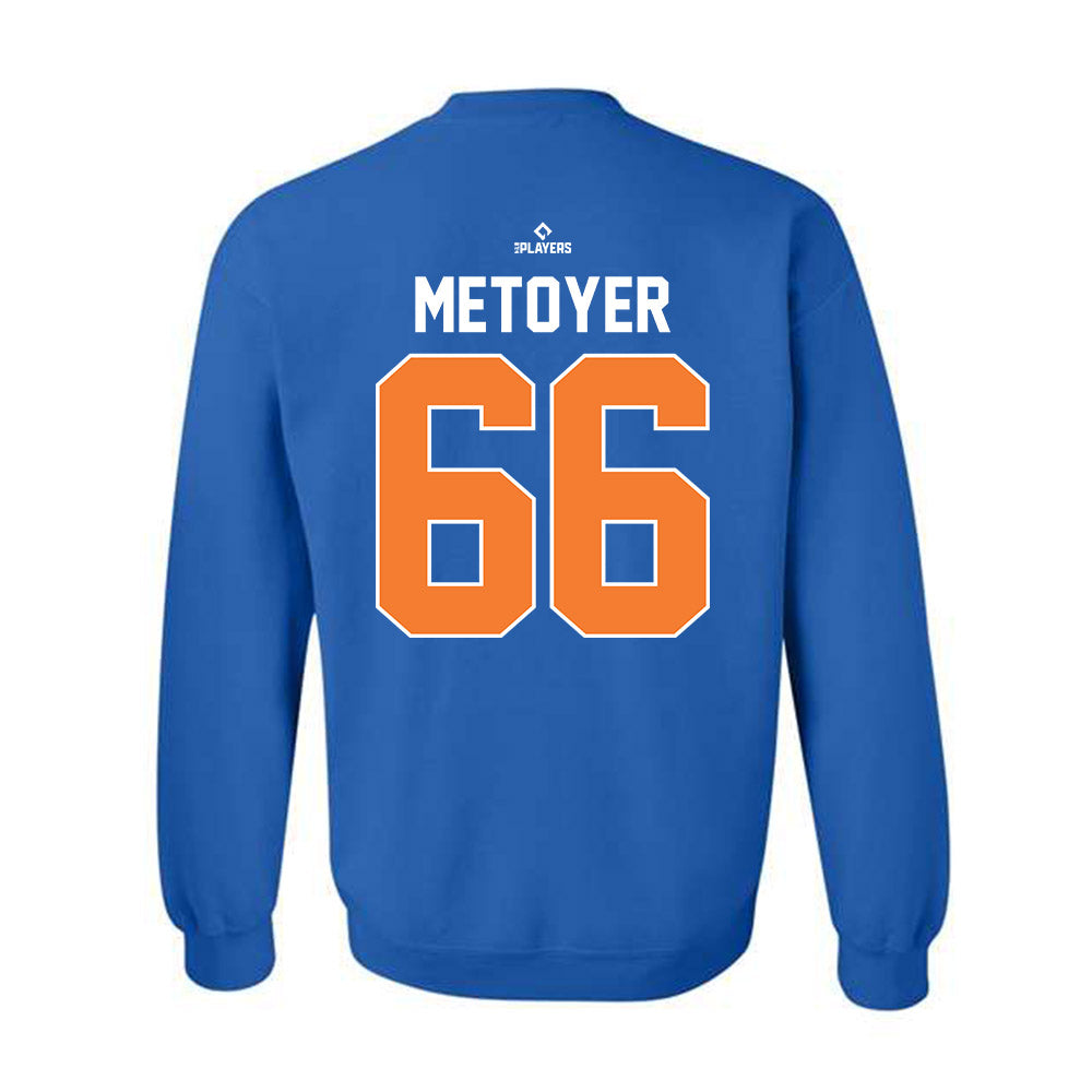 Syracuse Mets - MILB Baseball : Brian Metoyer - Crewneck Sweatshirt-1