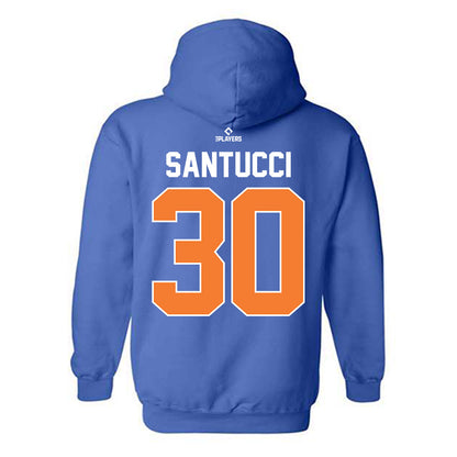 Syracuse Mets - MILB Baseball : Jonathan Santucci - Hooded Sweatshirt-1